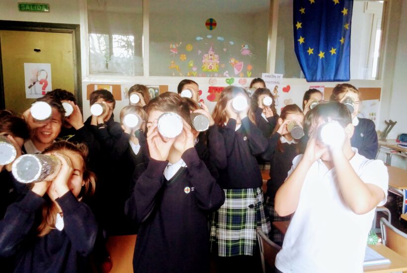 20180321 091718 3 &bull; 6º de Primaria construye sus propias cámaras oscuras en clase de Ciencias Naturales