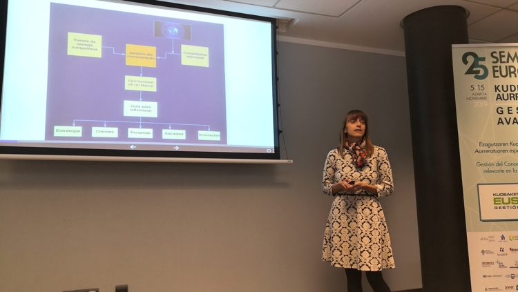 EUSKALIT2 &bull; Participamos en la Semana Europea de la Gestión Avanzada con una presentación sobre la gestión del conocimiento